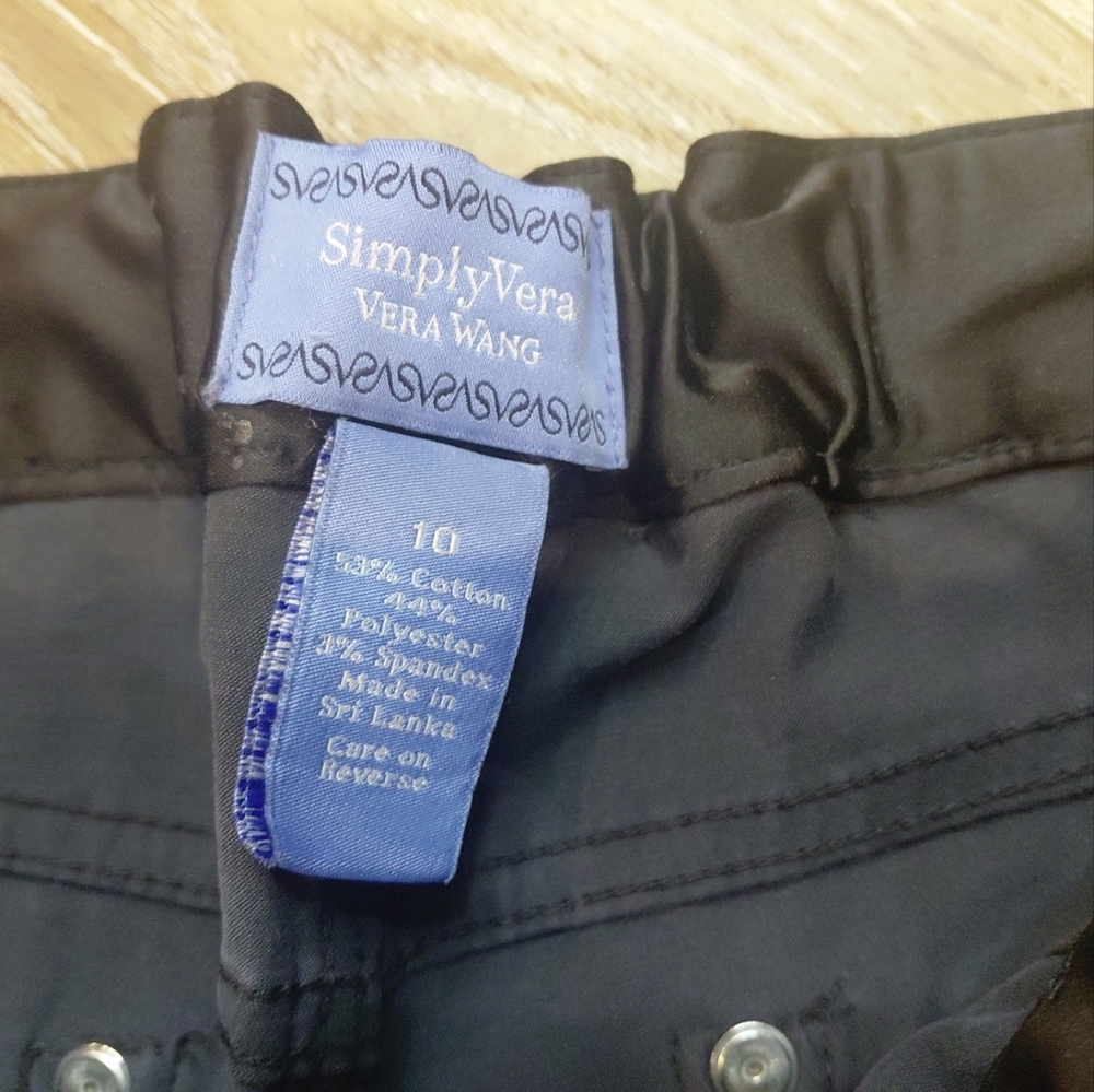 Simply Vera Vera Wang Women's Black Boot Cut Jeans Sz 10 - Picture 3 of 11
